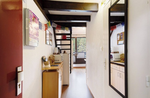 Font-Romeu-Odeillo-Via Apartment | Apartment 'Cosy Quiet Studio' with Mountain View, Private Terrace and Wi-Fi