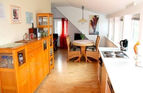 Holtgast Apartment | Apartment 10 at Ferienhaus-Ferienhof Eilts-many ponies and other animals, close to the North Sea