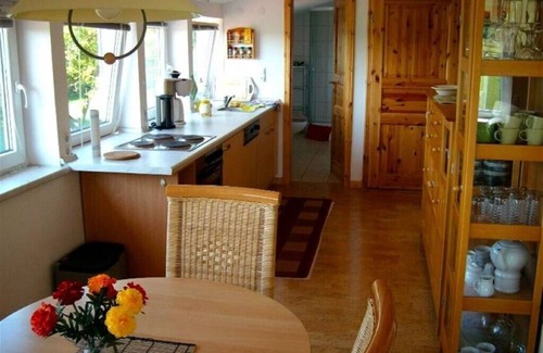 Holtgast Apartment | Apartment 10 at Ferienhaus-Ferienhof Eilts-many ponies and other animals, close to the North Sea