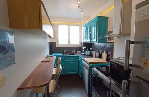 Le Treport Apartment | Apartment 40 m2, very comfortable, south facing, Le Tréport, full center and beach