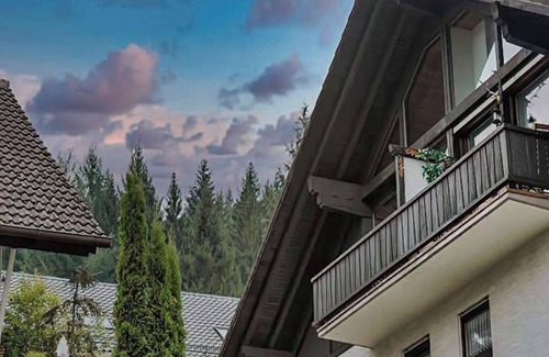 Bad Herrenalb Apartment | Apartment 'Aixpress' with Mountain View, Shared Terrace and Wi-Fi
