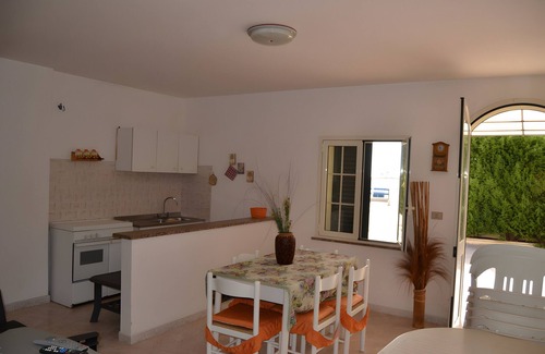 Marina di Novaglie Apartment | Apartment 'Alba Del Mare' with Sea View, Private Terrace and Shared Garden