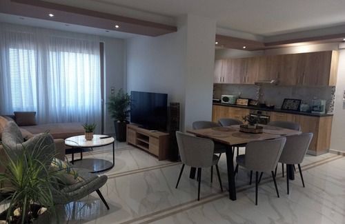 Kolymbia Apartment | Apartment 'Alexa 3' with Private Terrace, Wi-Fi and Air Conditioning