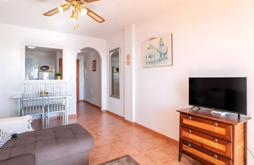 Hoya de los Patos Apartment | Apartment 'Appartement Avec 2 Piscines' with Sea View, Wi-Fi and Air Conditioning