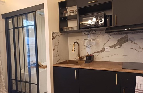 La Villette Apartment | Apartment Avec Baignoire Jacuzzi!