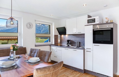 Nauders Apartment | Apartment 'Berghoamat Nauders' with Mountain View, Private Terrace and Wi-Fi
