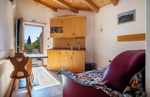 Ledro Apartment | Apartment "Camping Al Lago 4" with Lake View, Terrace & Wi-Fi