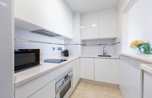 Retamar Apartment | Apartment 'Campo De Golf, Piscina Y Padel' with Sea View, Shared Pool and Air Conditioning