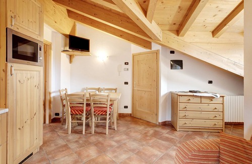 Santa Caterina Valfurva Apartment | Apartment 'Casa Michela Mansarda' with Mountain View, Shared Terrace and Wi-Fi