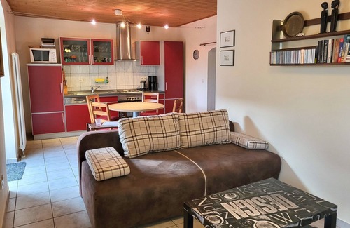 Maxen Apartment | Apartment-Classic-Private Bathroom-Terrace-Fewo Fachwerkhaus Maxen
