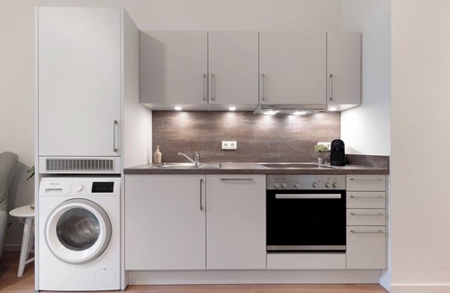 Unterwiehre-Nord Apartment | Apartment 'Km Style Nr 2' with Shared Terrace, Balcony and Wi-Fi