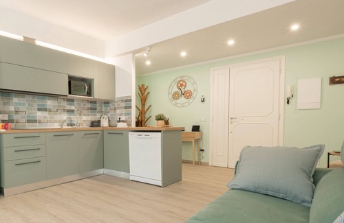 Marina di Campo Apartment | Apartment 'Diamante Blu Mare' with Sea View, Wi-Fi and Air Conditioning
