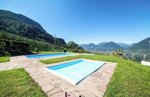 Merano Apartment | Apartment 'Ella' with Mountain View, Pool, Terrace & Wi-Fi