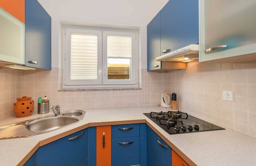Baska Apartment | Apartment Ema in groundfloor with terrace