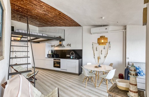 Aiguablava Apartment | Apartment 'Exclusivo Loft En Cap Sa Sal' with Sea View, Wi-Fi and Air Conditioning