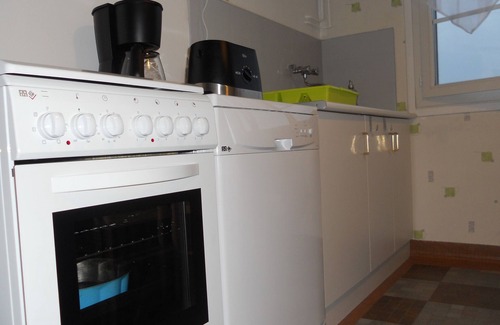 Domfront en Poiraie Apartment | Apartment F3: 85 m2 with 2 bedrooms, Living room, Kitchen, Bathroom .