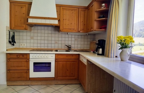 Ehlenbogen Apartment | Apartment 'Ferienwohnung Blaess' with Balcony and Wi-Fi