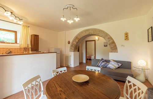 Chianciano Terme Apartment | Apartment 'Granaio' with Mountain View, Shared Pool and Wi-Fi