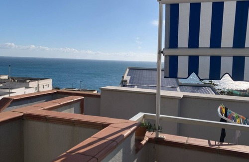 Santa Cesarea Terme Apartment | Apartment 'I Due Soli' with Sea View, Wi-Fi and Air Conditioning