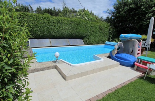 Trabenig Villa | Apartment in Wernberg in Carinthia with pool
