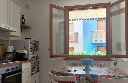 Ponte Nossa House | Apartment 'La Casa Di Nonna Maria' with Mountain View, Private Garden and Wi-Fi
