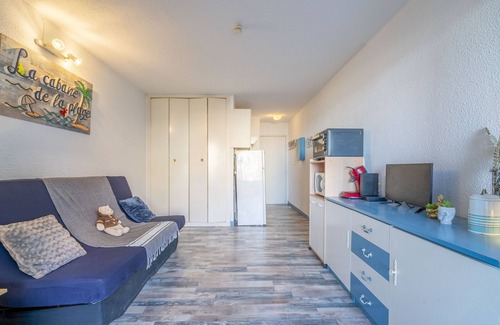 Le Barcares Apartment | Apartment 'La Grande Plage' with Sea View and Wi-Fi