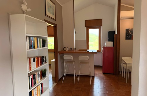 Cassinasco Apartment | Apartment 'La Terrazza' with Mountain View, Wi-Fi and Air Conditioning