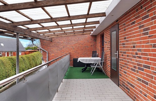 Neuenkirchen Apartment | Apartment 'Landferien Schütt' with Balcony