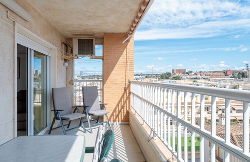 Santa Pola Apartment | Apartment 'Lidia En Santa Pola' with Sea View, Wi-Fi and Air Conditioning