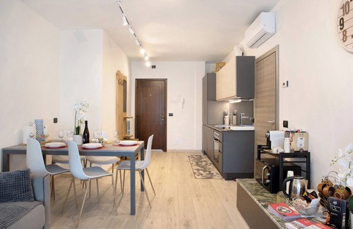 Madonna di Tirano Apartment | Apartment 'Lucia - Tirano' with Private Terrace, Wi-Fi and Air Conditioning