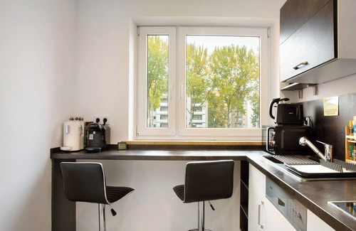 Neuburg Apartment | Apartment 'Modern Apartments Neuburg 6 - New' with Balcony and Wi-Fi