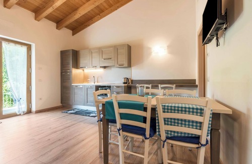 Tremosine Apartment | Apartment "Nonno Bigi Genziana" with Mountain View, Wi-Fi, Balcony & Garden; Pet-Friendly
