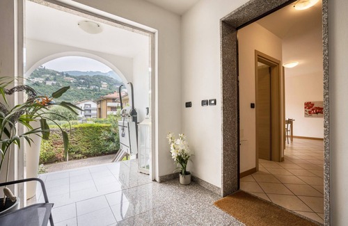 Torbole sul Garda Apartment | Apartment 'N2 Appartamento Rosa' with Mountain View, Shared Garden and Balcony