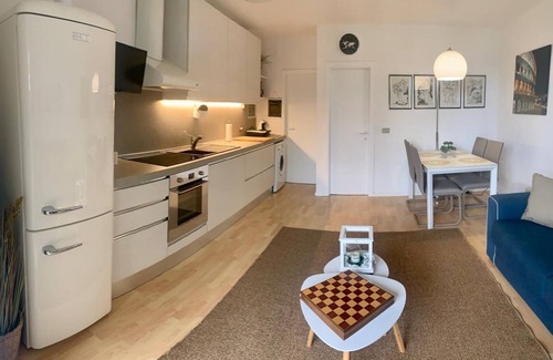 Solarolo Apartment | Apartment on the beach panoramic pool access to the lake