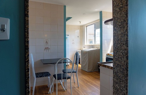 Vila Nova Apartment | Apartment on the corner of the beach, themed room, swimming pool and gourmet area!