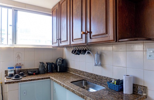 Vila Nova Apartment | Apartment on the corner of the beach, themed room, swimming pool and gourmet area!