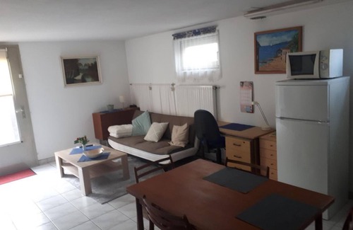 Hanhofen Apartment | Apartment Roshol - apartment/apartment, shower or bath, toilet, gartenseiti