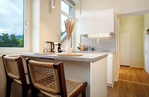 Bregenz Apartment | Apartment 'Sonnenblick Bregenz' with Mountain View and Wi-Fi