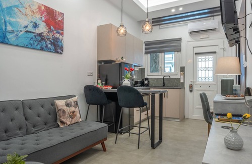 Astypalaia Apartment | Apartment 'Stampalia Luxury No 1' with Sea View, Wi-Fi and Air Conditioning