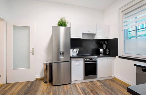 Goeppingen Apartment | Apartment 'Studio Suite Fußgängerzone' with Mountain View, Shared Terrace and Wi-Fi