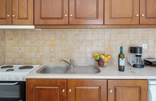 Astypalaia Apartment | Apartment 'Studios Asterias 2' with Shared Terrace, Wi-Fi and Air Conditioning