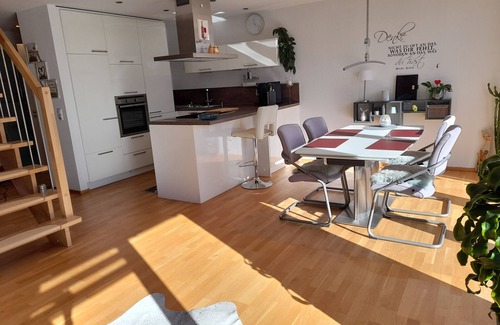 Waggershausen Apartment | Apartment 'Tina's Lounge Penthousewohnung' with Mountain View, Private Terrace and Wi-Fi