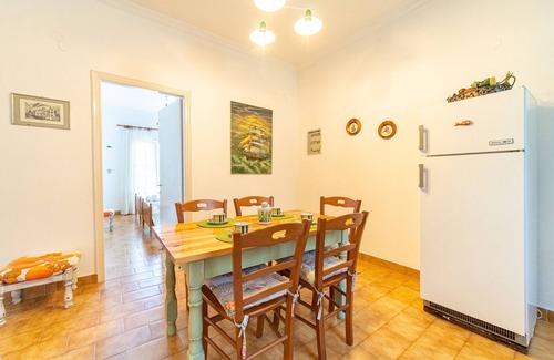 Kato Korakiana Apartment | Apartment 'Villa Prima ' with Sea View, Shared Terrace and Wi-Fi