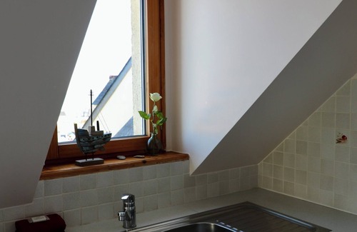 Barneville-Carteret Apartment | Apartment with breathtaking view of Le Havre de Carteret
