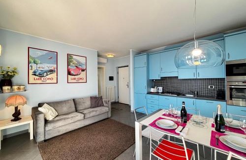 Santa Maria - Rezzonico Apartment | Apartment with swimming pool, lake view, parking - Larihome A72