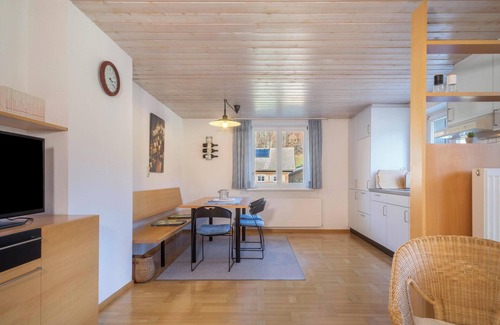 Bizau Apartment | Apartment "Wohnung Kanisfluhblick" with Mountain View, Balcony and Wi-Fi