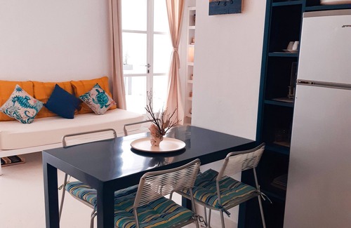 Sal Rei Apartment | App Rosanna, Estoril area a stone's throw from the sea, Free Wi-Fi & A/C