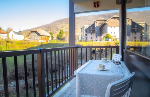 Aillon-le-Jerune Apartment | Appart.cosy Style Montagne Avec Chambre Balcon et vue Exceptionnelle
