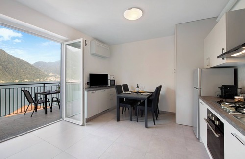 Nesso Apartment | Appartamento 6 Il Tornante with Lake & Mountain Views, Wi-Fi, A/C & Balcony