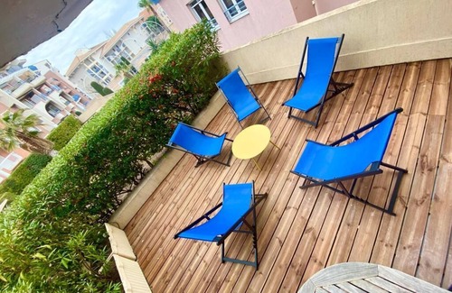 Frejus Port Apartment | Appartement 5 Pers Avec Terrasse 30m2 Quai Cléopâtre Cœur Port Fréjus